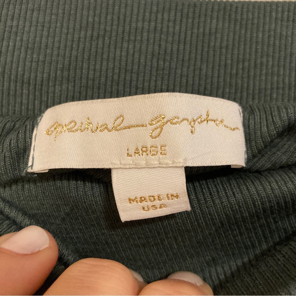 Spiritual Gangster Women's Carmela Rib Cinched Jumpsuit in Dusty Olive NWOT - Picture 7 of 9